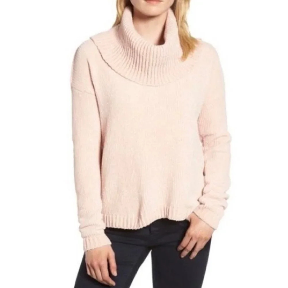 Michael Kors Cowl Neck Sweater In White